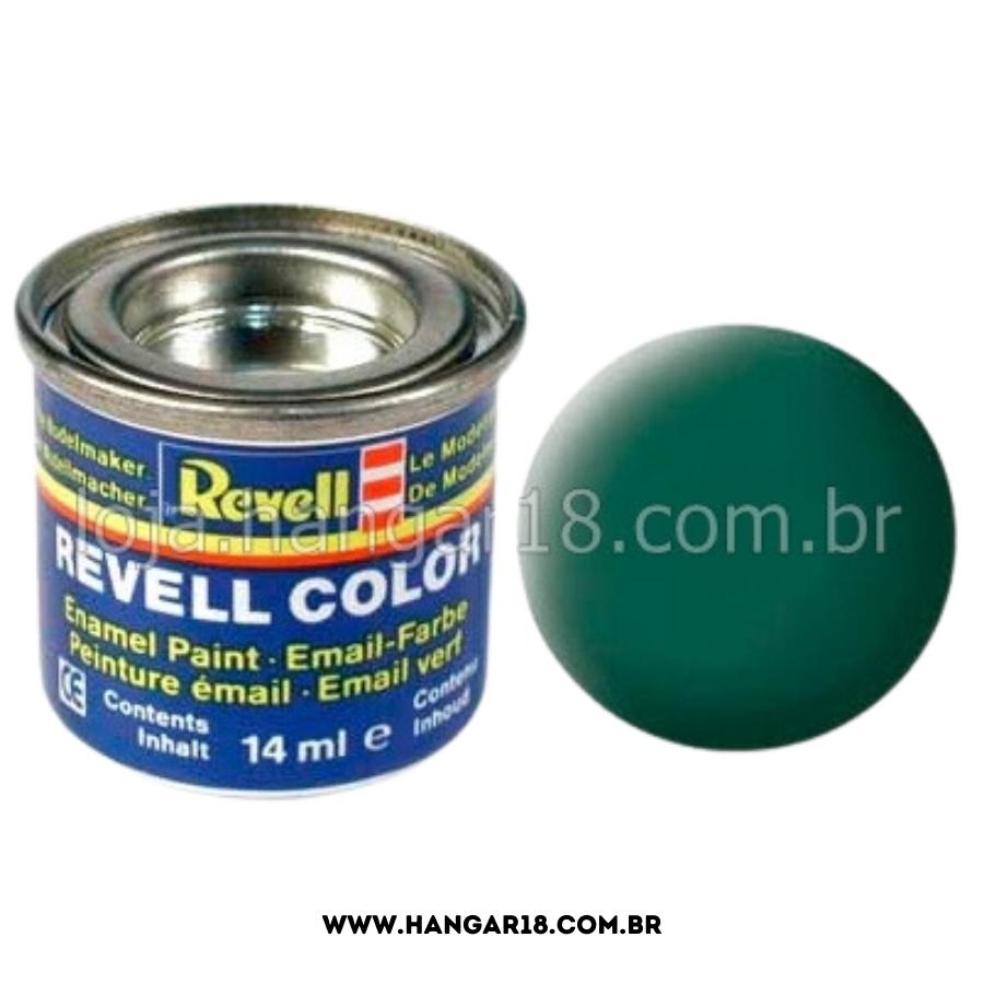 TINTA REVELL ESMALTE 32139 VERDE ESCURO FOSCO 14ML