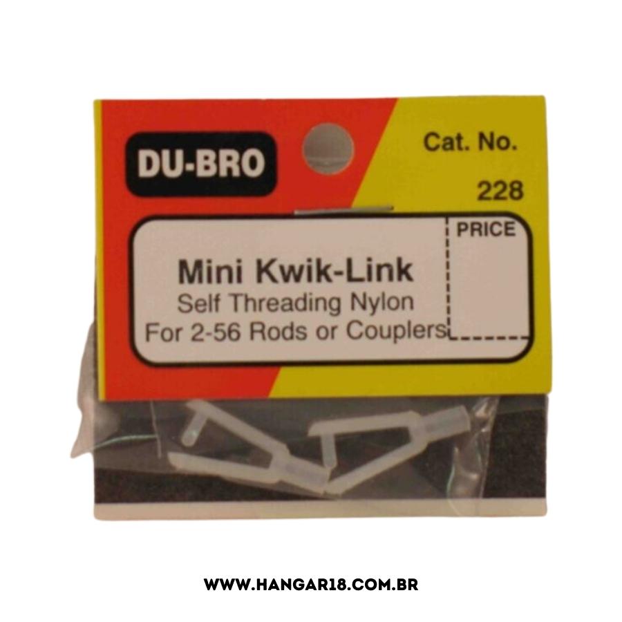 MINI LINK DE NYLON (2) 2-56 DUBRO DUB228