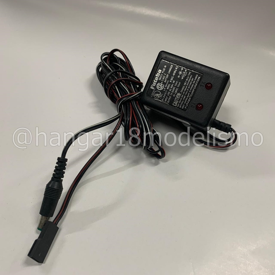 CARREGADOR FUTABA TX 9,6V 50mA RX 4,8V 50mA