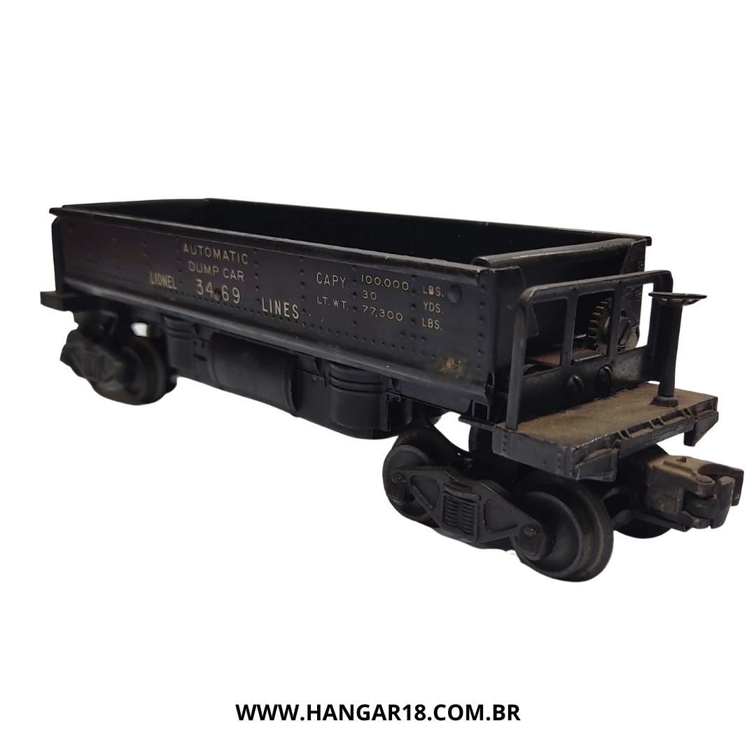 VAGÃO DESCARGA CARVÃO AUTOMATIC 3469 LIONEL ESC O