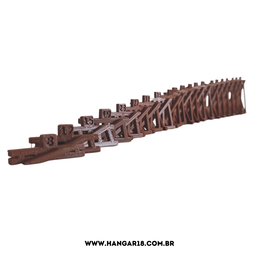 KIT PÉS 4º C RAMPA MODULAR  H18 ESC HO