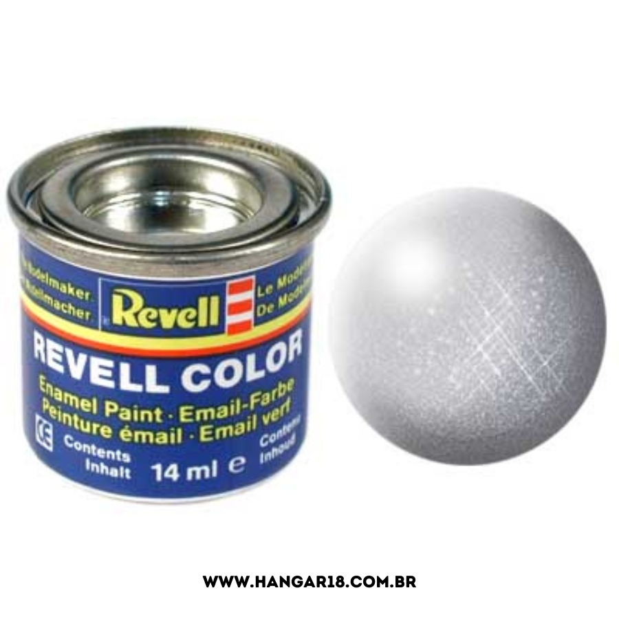 TINTA REVELL ESMALTE 32190 PRATA METALICO 14ML