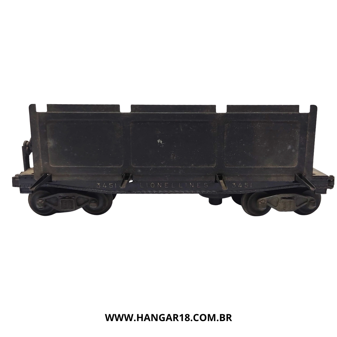 VAGÃO PLATAFORMA AUTOMATICO 3451 LIONEL ESC O