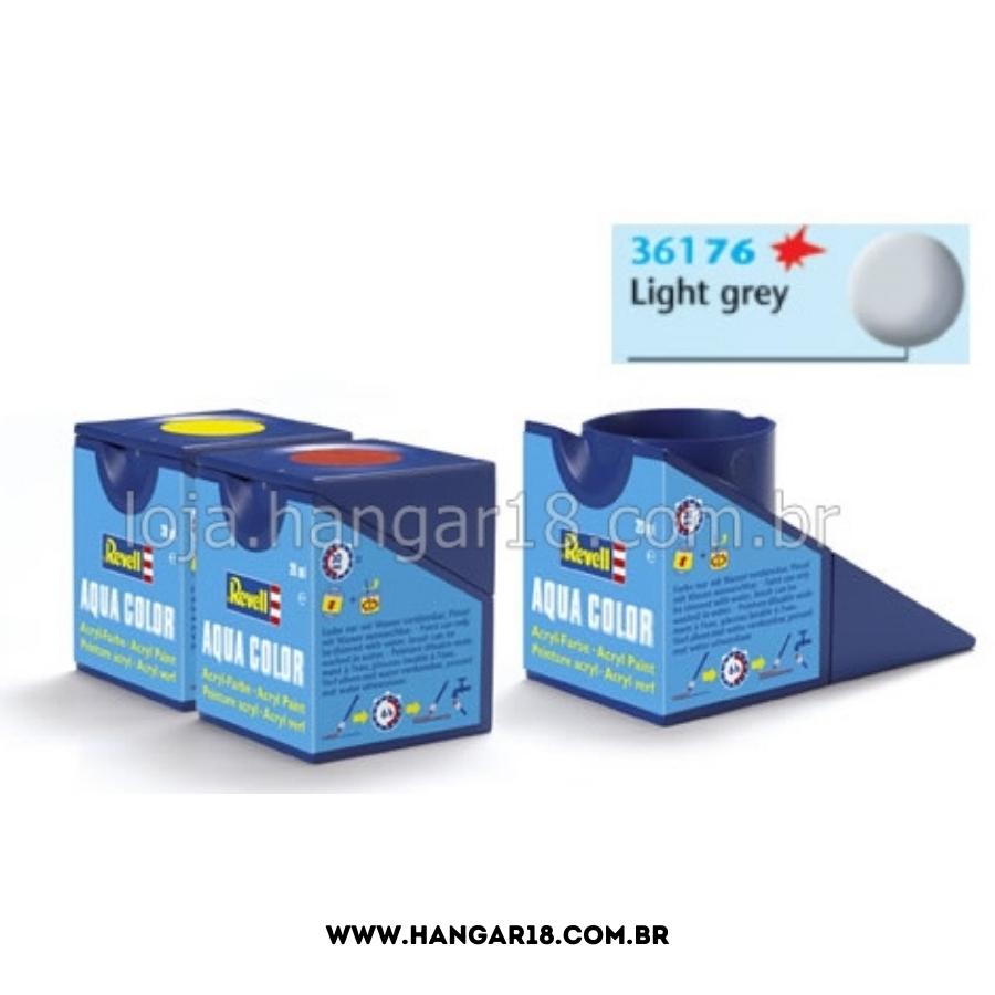 TINTA REVELL ACRILICA 36176 CINZA CLARO FOSCO 14ML