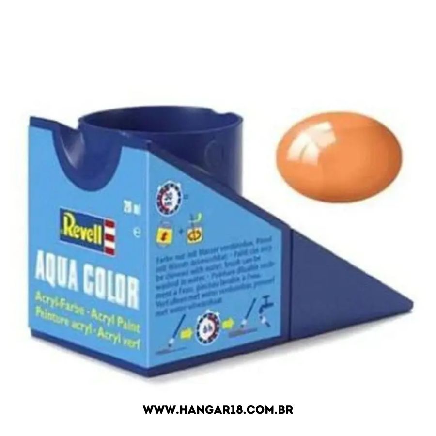 TINTA REVELL ACRILICA 36730 LARANJA TRANSP 14ML