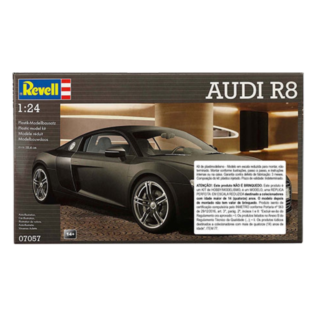 AUDI R8 KIT P/ MONTAR 1/24 REVELL 07057