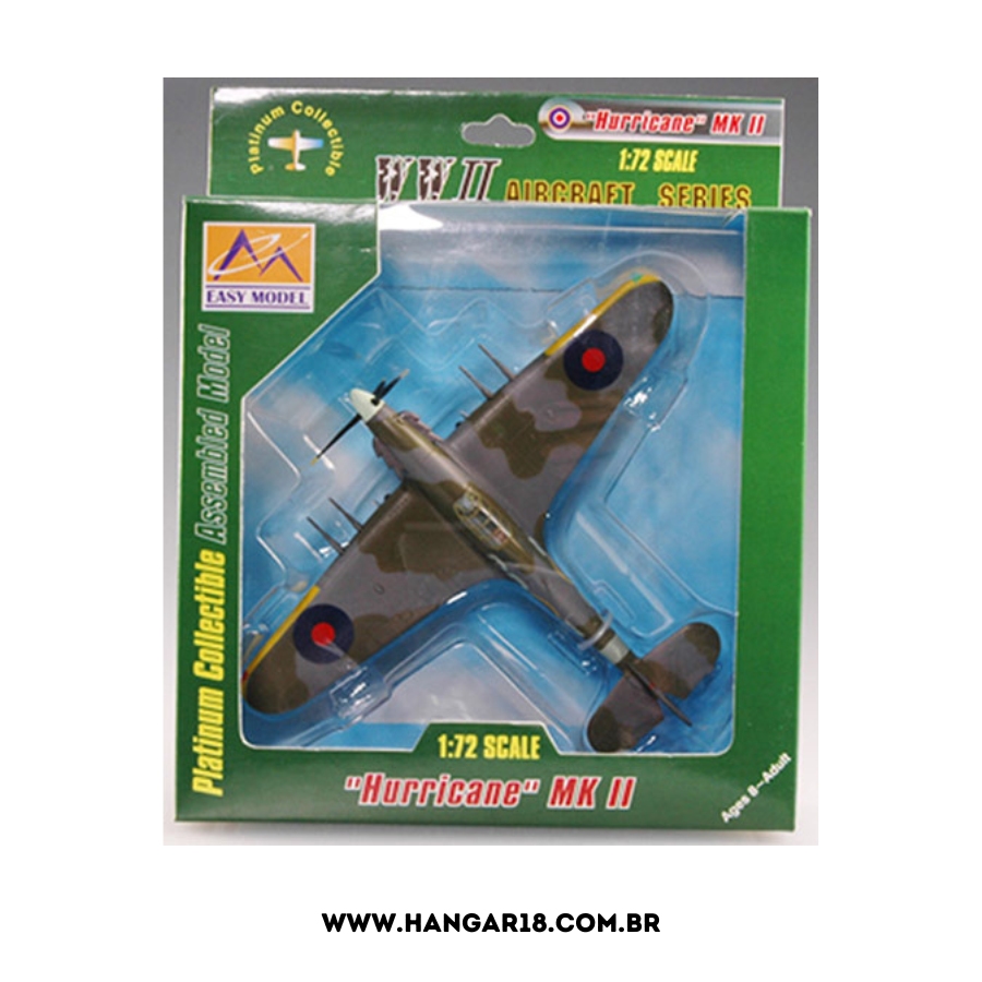AVIÃO HURRICANE MK 11 3 SQN RAF 1942 - 1/72