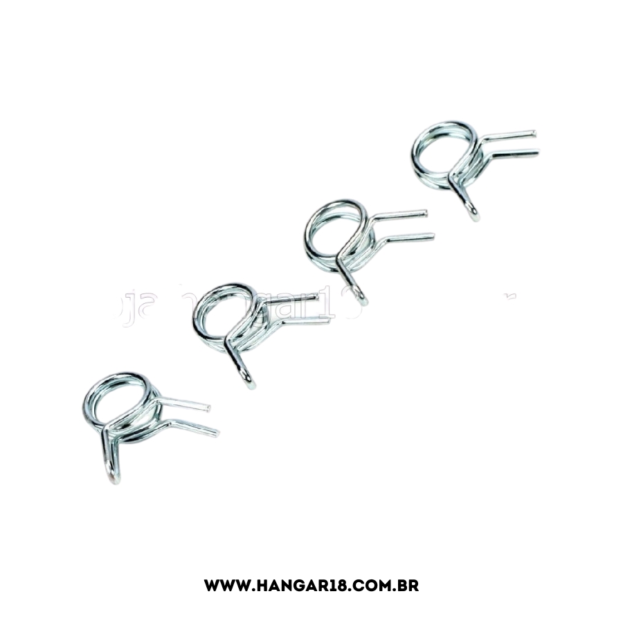 GRAMPO P/ MANGUEIRA AERO 3/32" (4) DUBRO DUB677