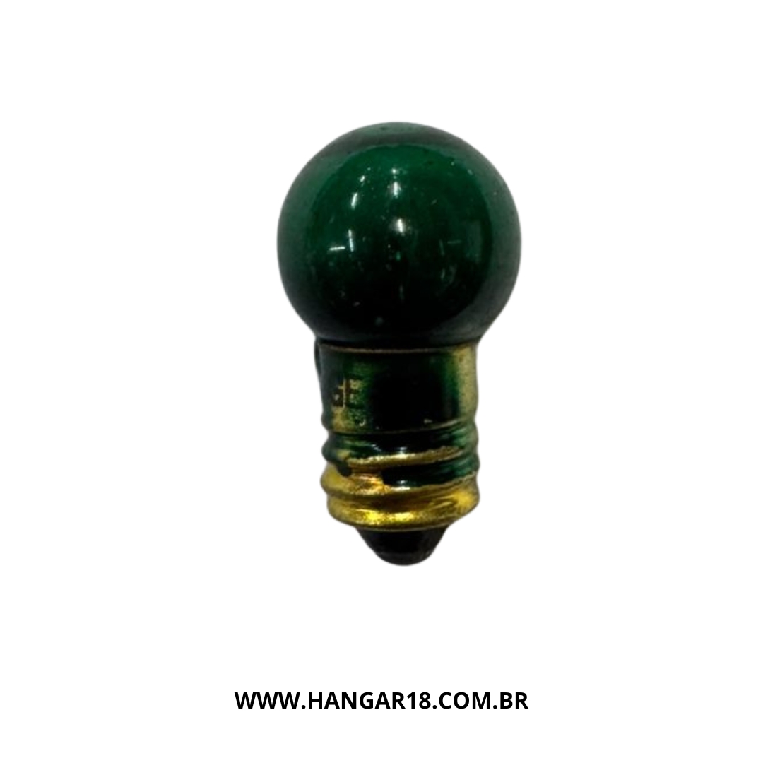 Lampada de Reposicao Rosca14v 14mm LIONEL Verde