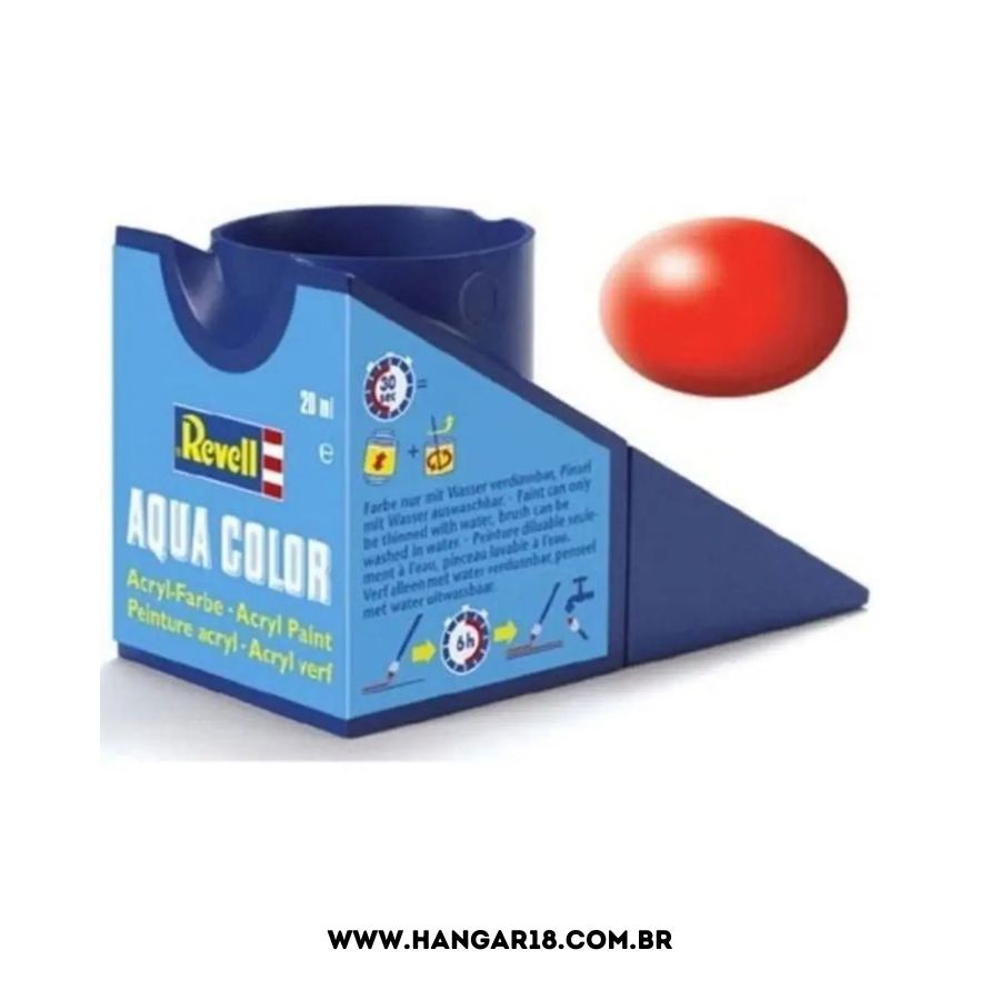 TINTA REVELL ACRILICA 36332 VERMELHO ILUMINADO14ML