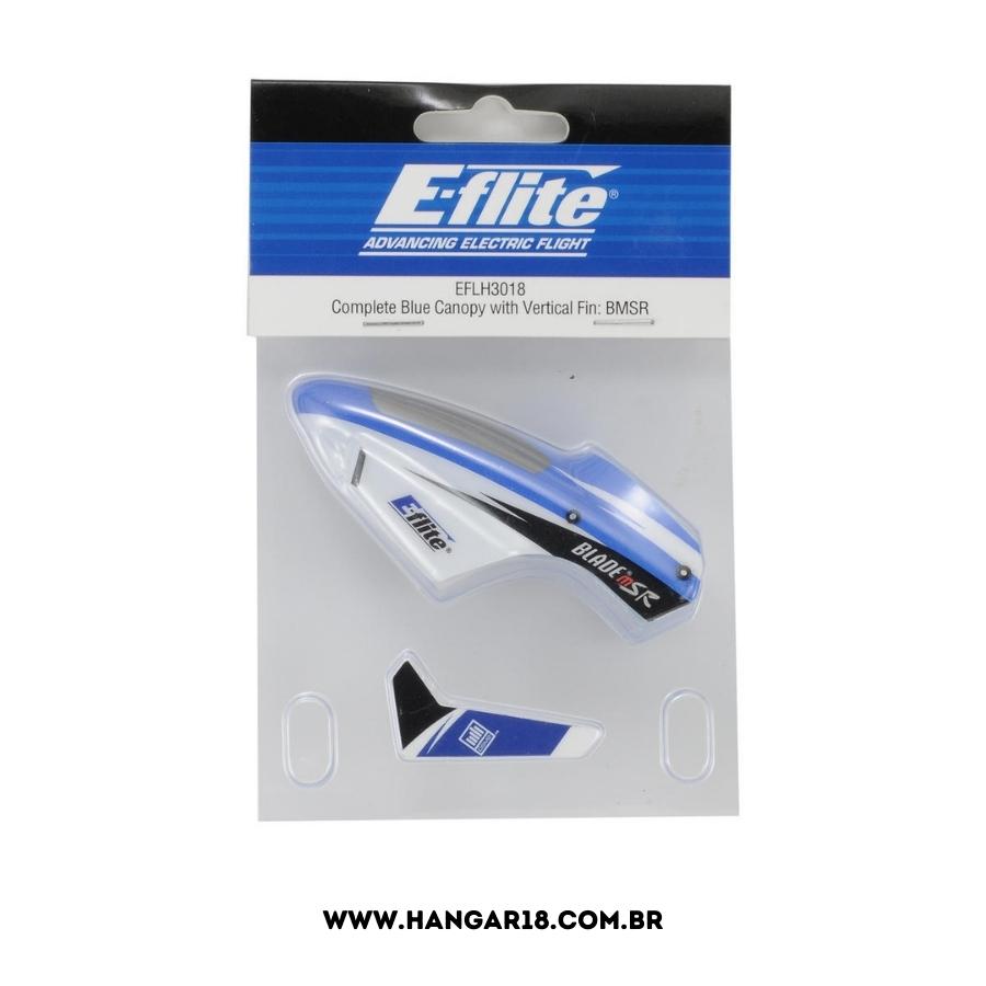 CARENAGEM COMPLETA AZUL COM FIN VERTICALBLADE BMSR