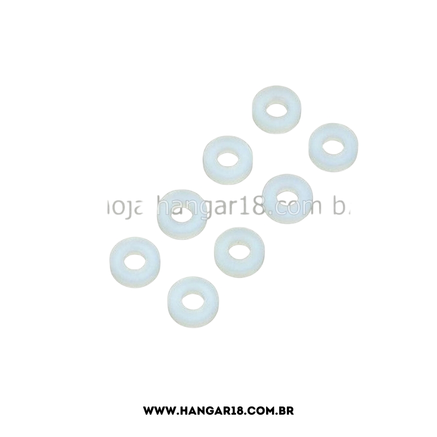 4-40 NYLON FLAT WASHERS