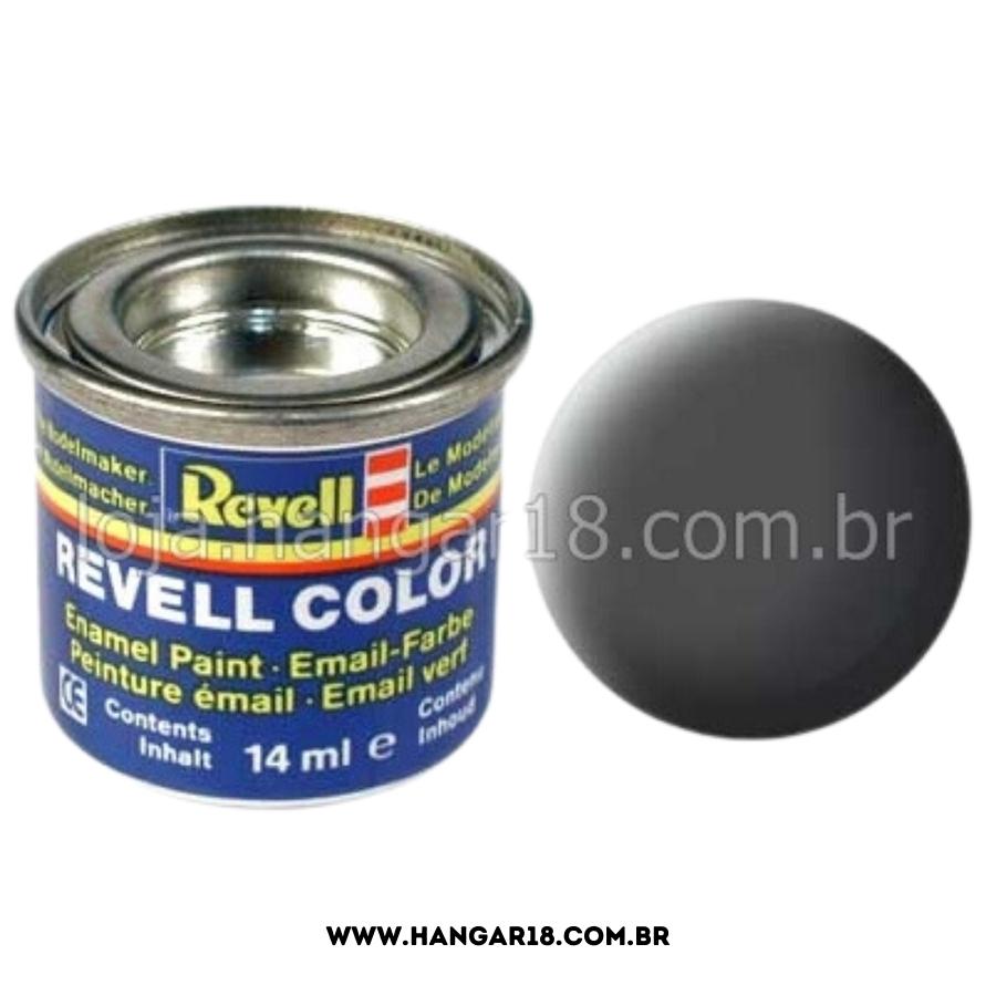 TINTA REVELL ESMALTE 32166 CINZA OLIVA FOSCO 14M