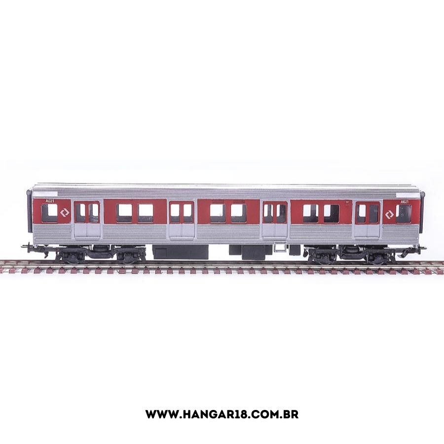 CARRO REBOQUE VERMELHO METROP. CPTM SIMENS 2318