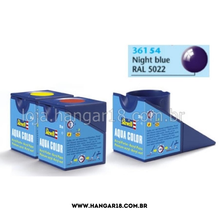 TINTA REVELL ACRILICA 36154 AZUL NOITE BRILHO 14ML