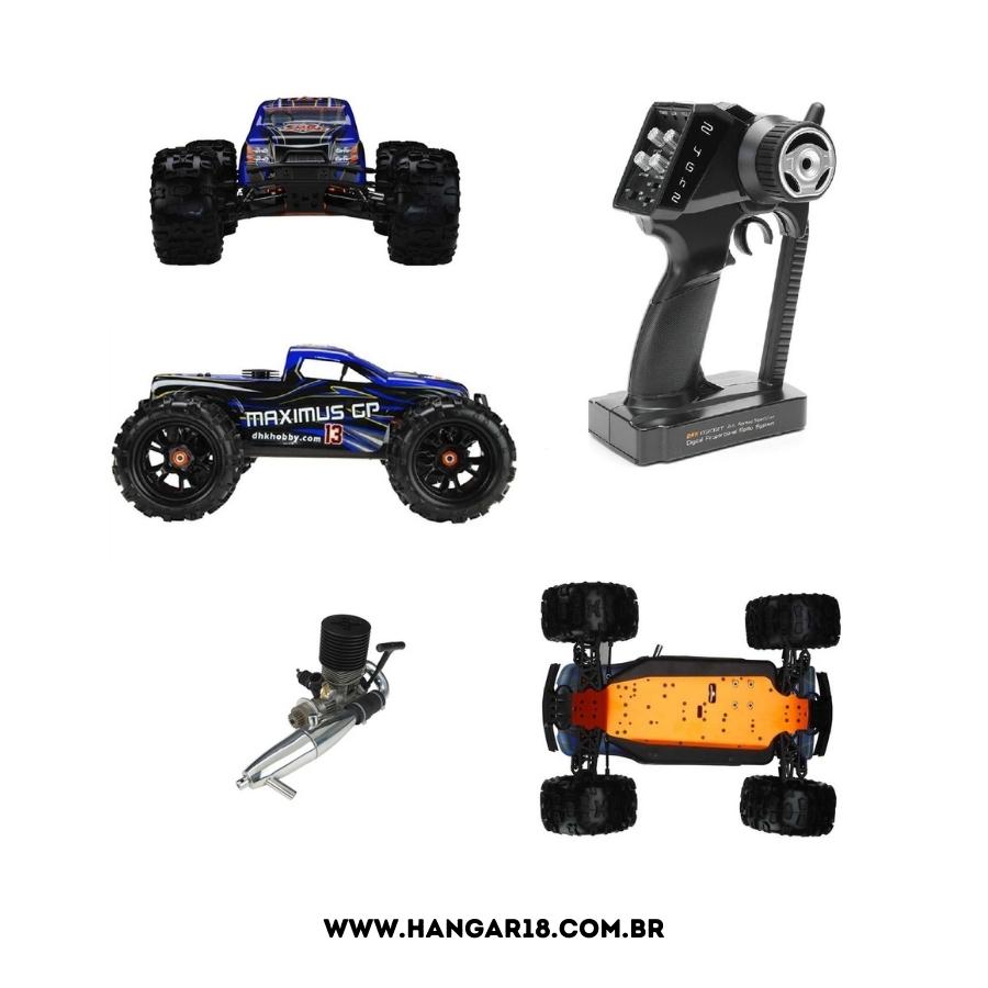 MAXIMUS GP 1/8 MONSTER TRUCK combustivel