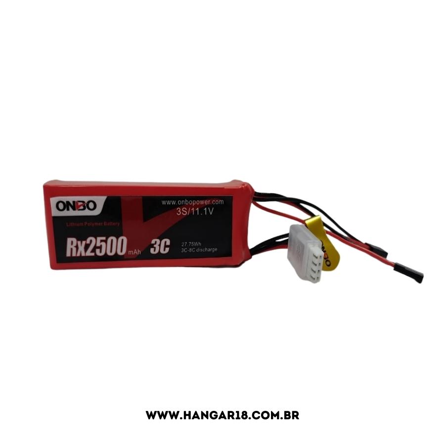 BATERIA DE LIPO RECEPTOR 2500MAH 11,1V 3S