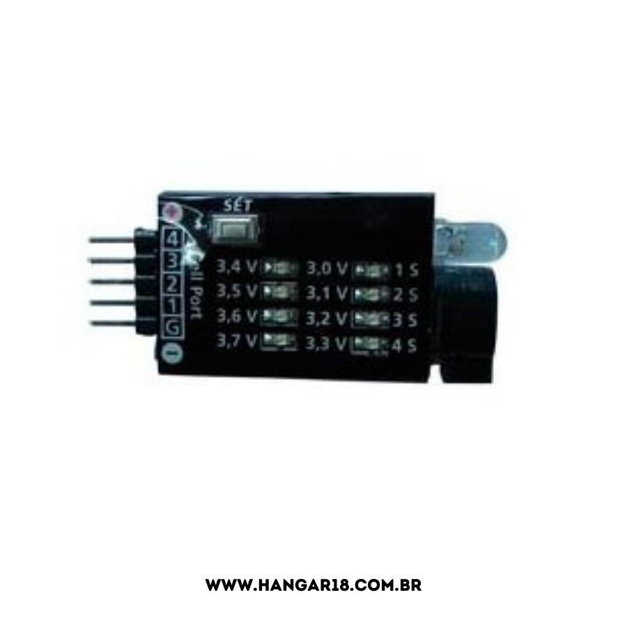 CELL CHECKER - TESTADOR DE BATERIA LIPO ATÉ 4S