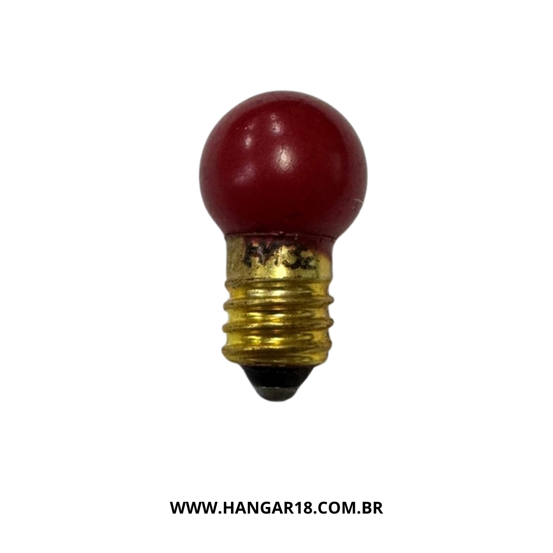 Lampada de Reposicao Rosca14v 14mm LIONEL Vermelho
