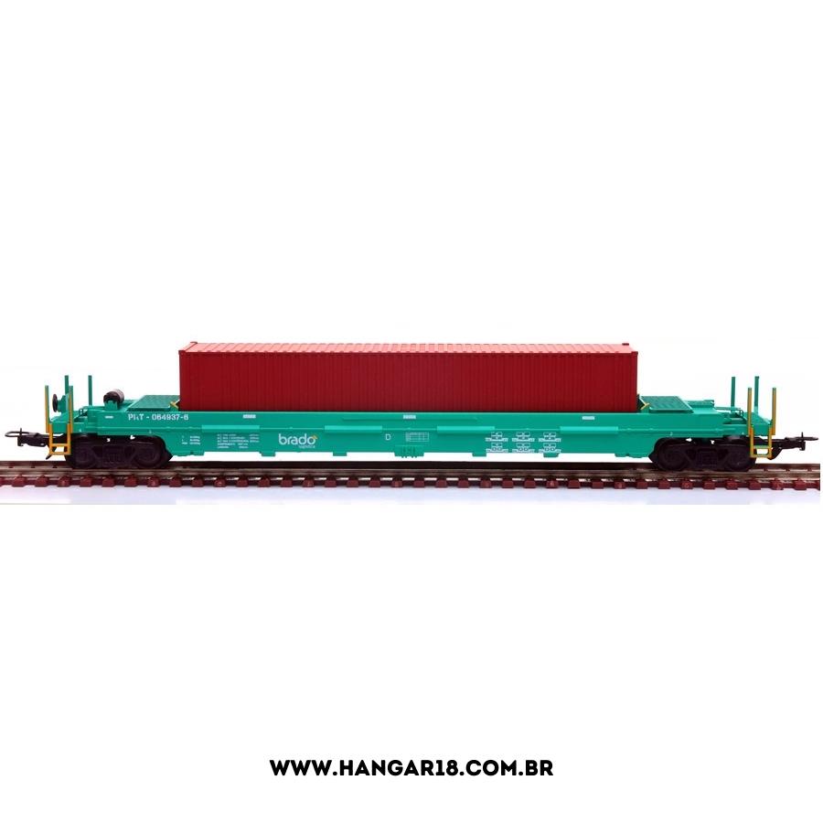 VAGÃO PORTA CONTAINER PRT BRADO LOGISTICA 2112
