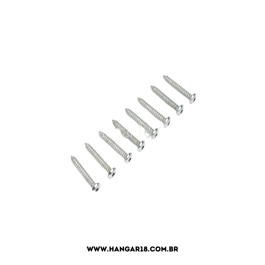 NO. 6 X 1 " BUTTON HEAD SHEET METAL SCREWS  8PC