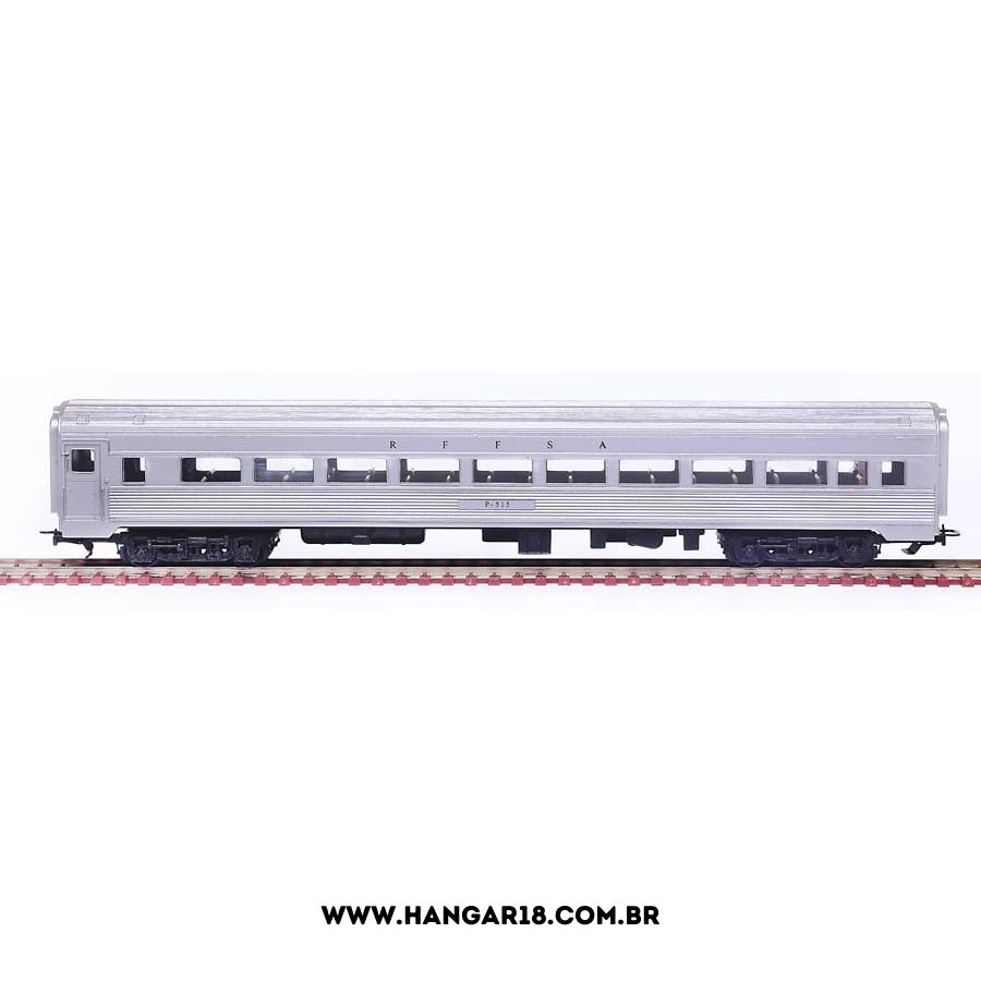 CARRO 1ª CLASSE ACO INOX RFFSA 2501