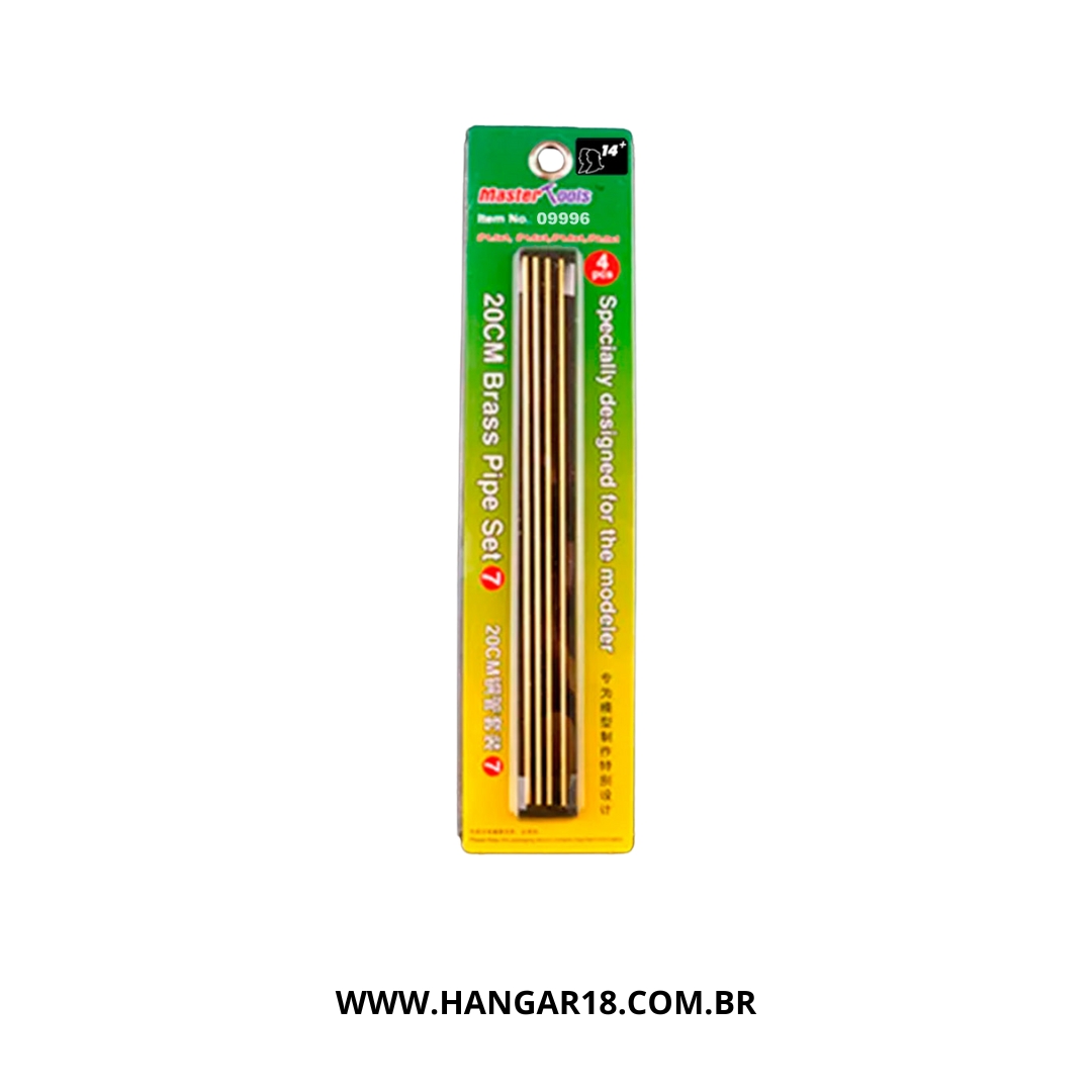 20CM BRASS PIPE SET  Nº 7 (4 PCS)