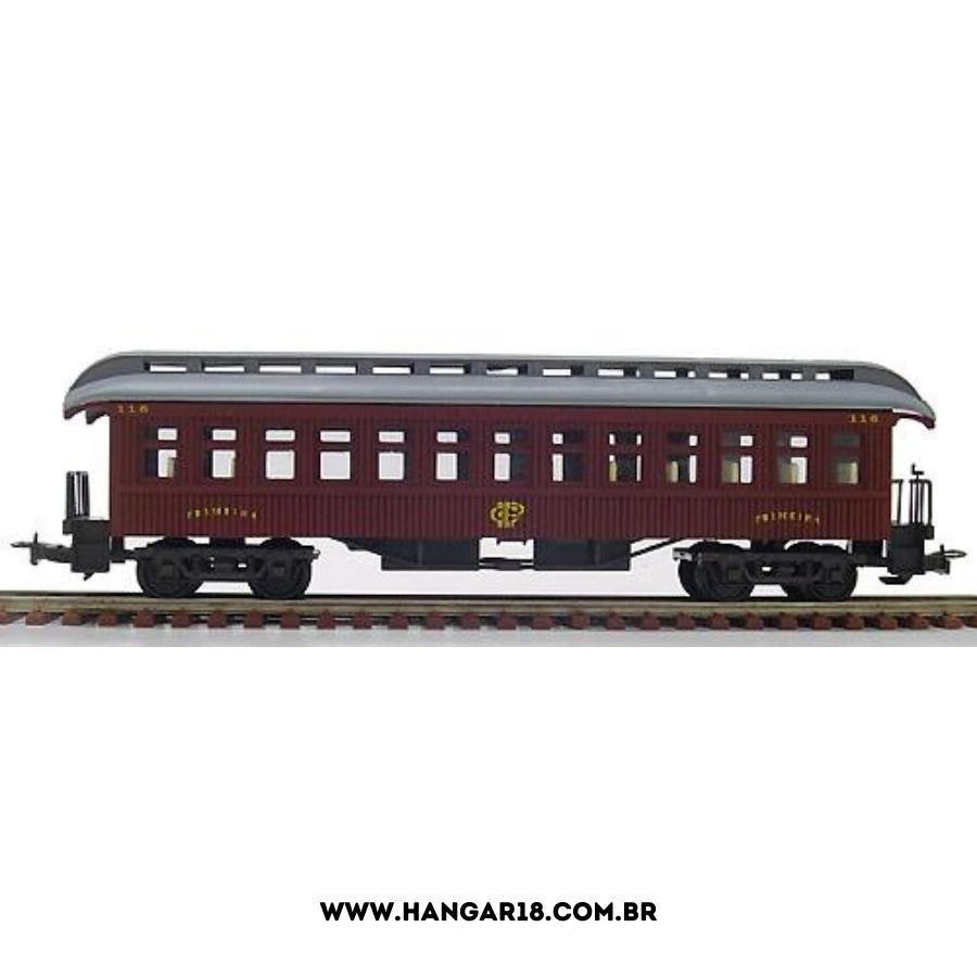 CARRO 1ª CLASSE CPEF CIA PAULISTA ANTIGO 2496