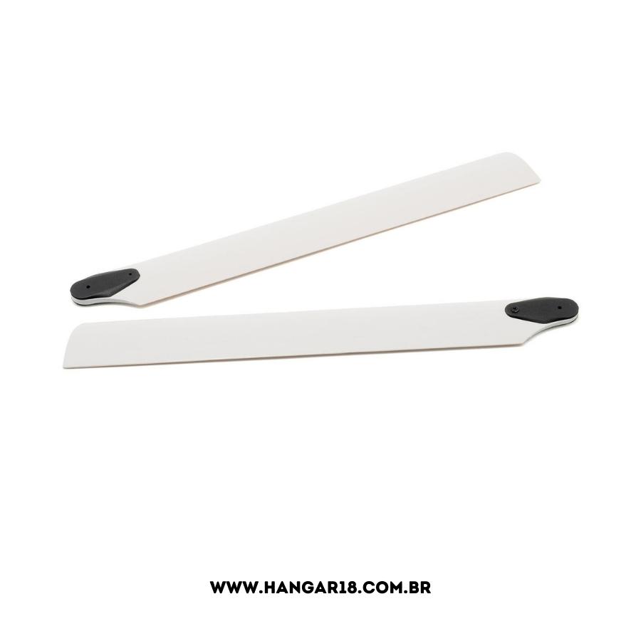 245MM WOOD MAIN ROTOR BLADE SET WHITE, BSR