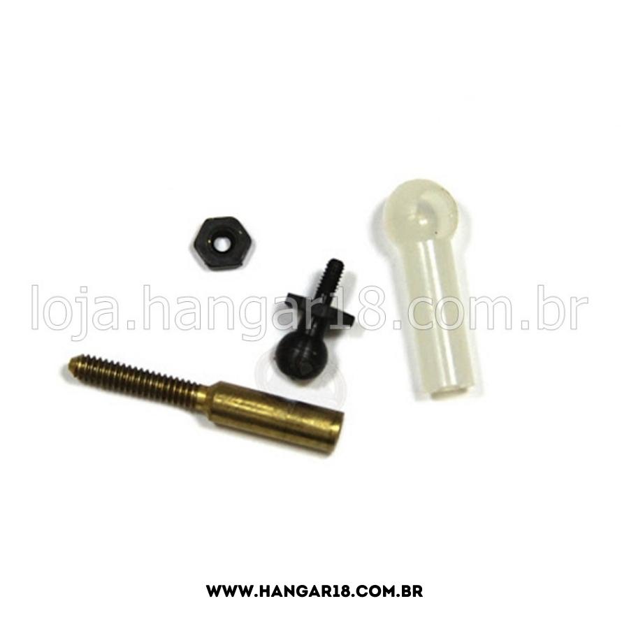 BALL LINK C/ HASTE C/ ROSCA 1/16" DUBRO DUB190