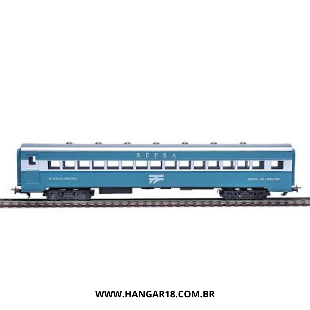 CARRO 2ª CLASSE ACO CARBONO RFFSA 2482 FRATESCHI