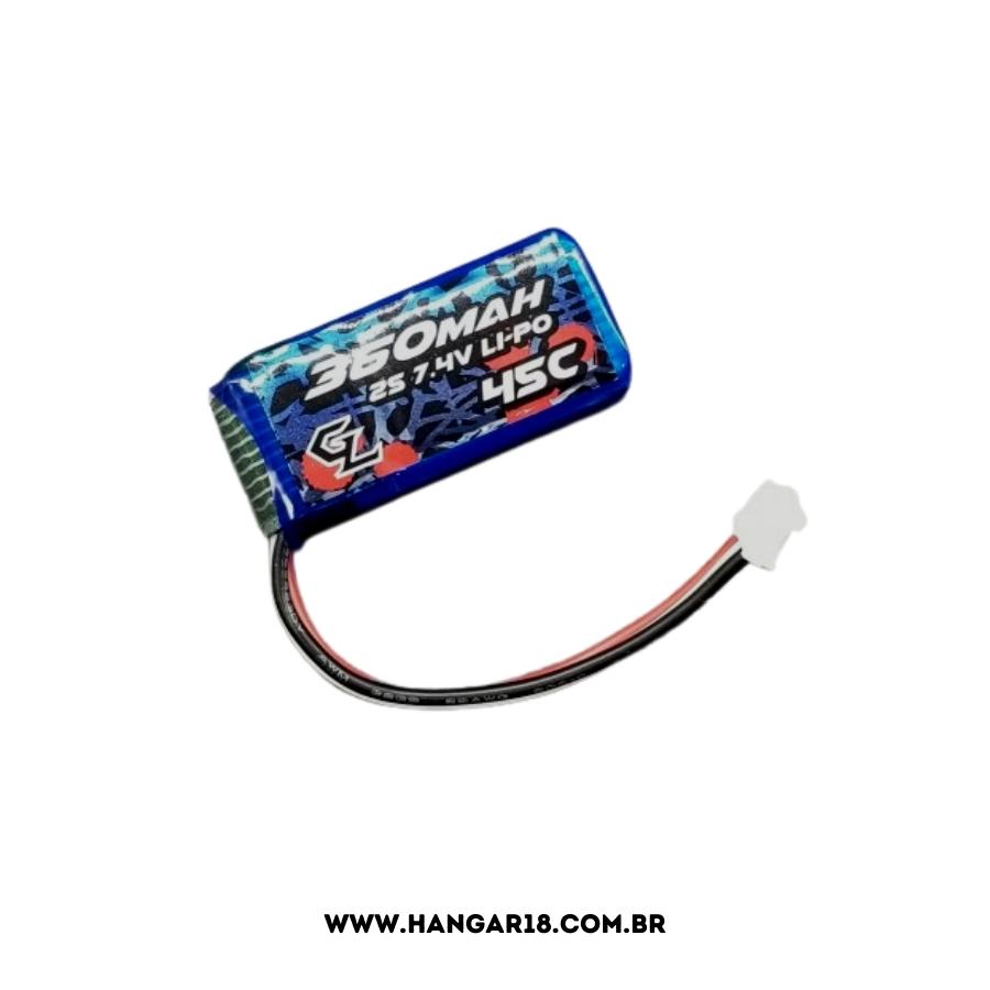 GLA LIPO PACK 7.4V 360MAH 45C DISTCHARGE