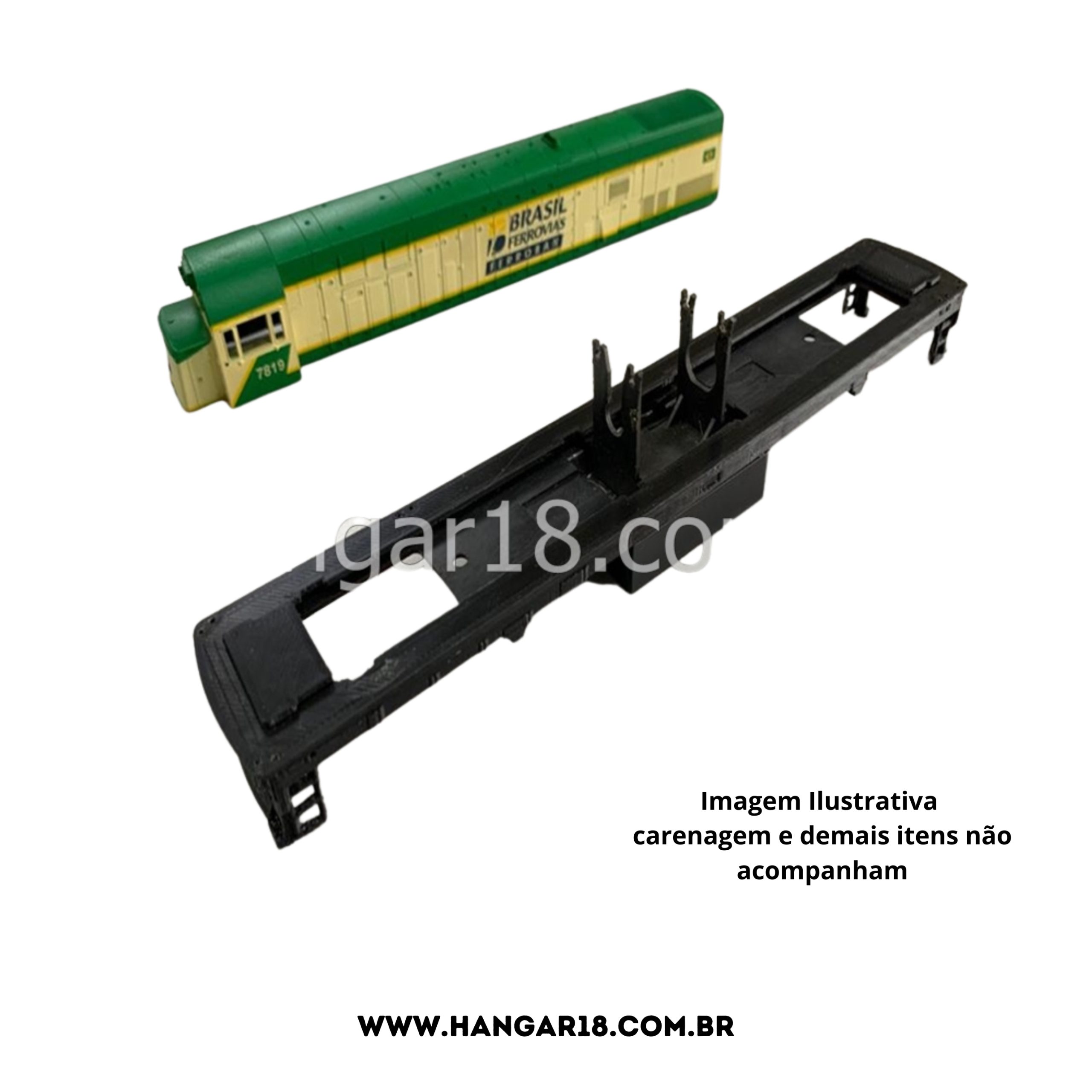 PASSADIÇO LOCOMOTIVA U20C FRATESCHI H18 ESC HO