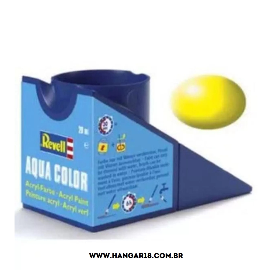 TINTA REVELL ACRILICA 36312 AMARELO ILUMINADO 14ML