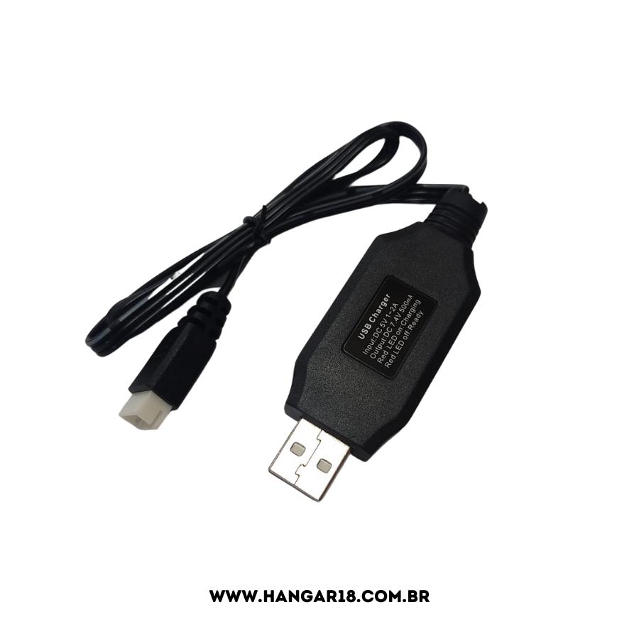 CARREGADOR USB  PARA BATERIA 2S