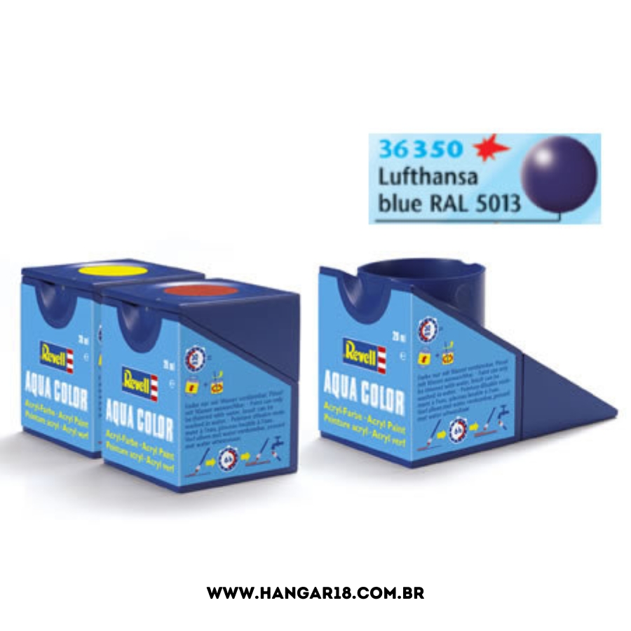TINTA REVELL ACRILICA 36350 AZUL LUFTHANSA 14ML