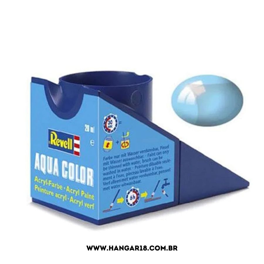 TINTA REVELL ACRILICA 36752 AZUL TRANSPARENTE 14ML