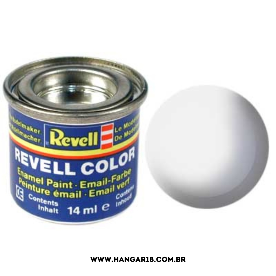 TINTA REVELL ESMALTE 32105 BRANCO FOSCO 14ML