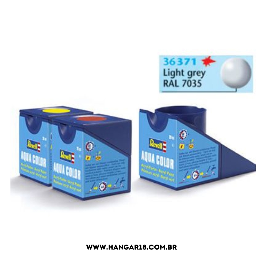 TINTA REVELL ACRILICA 36371 CINZA CLARO ACET 14ML