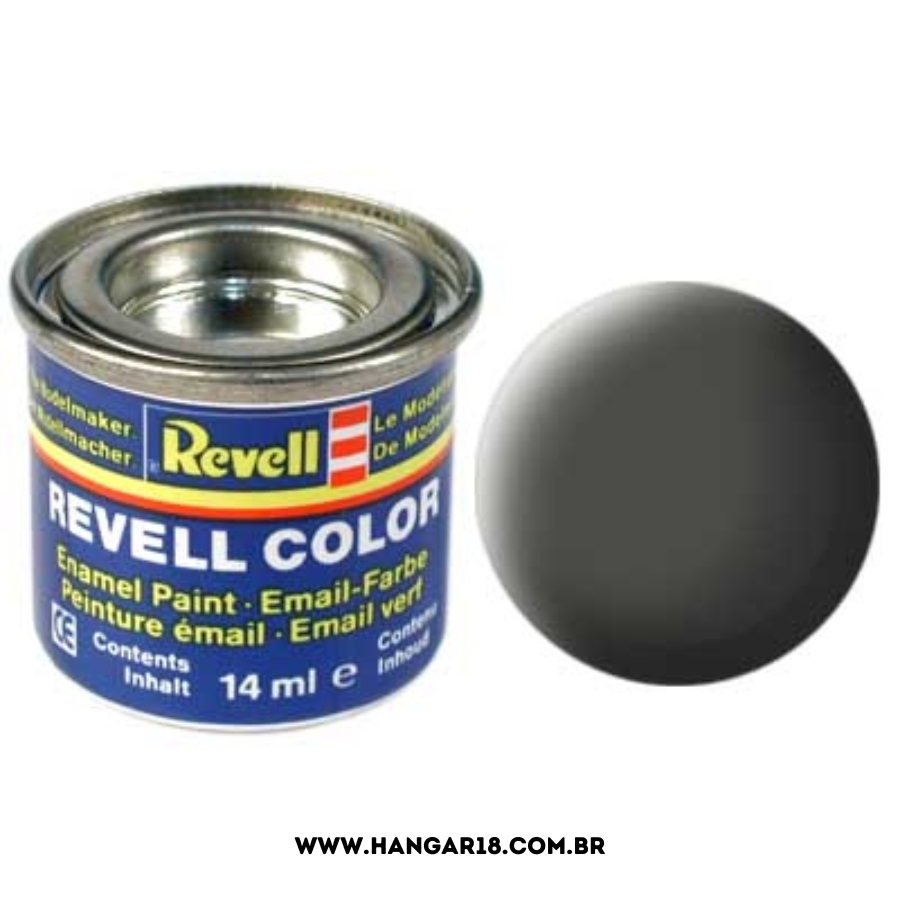 TINTA REVELL ESMALTE 32165 VERDE BRONZE FOSCO 14ML