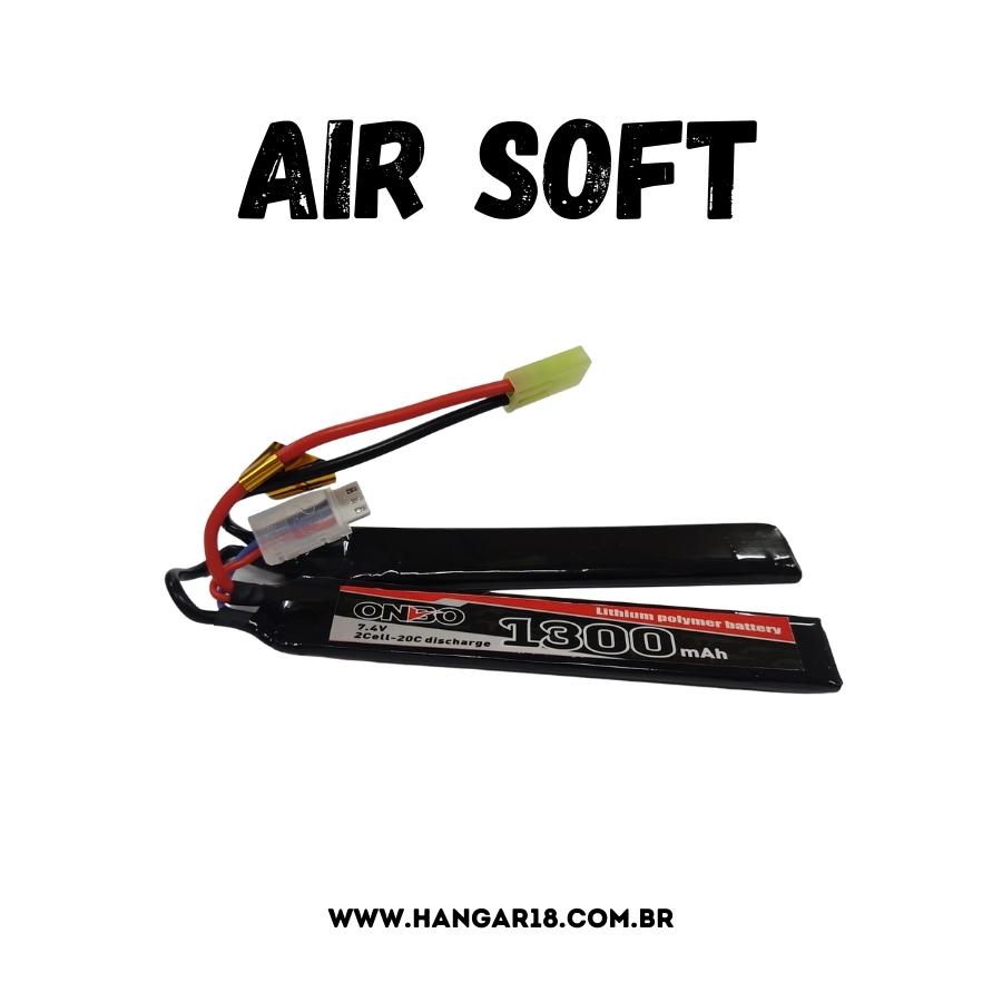 BATERIA AIR SOFT LiPo 1300MAH 20C 7,4V 2S