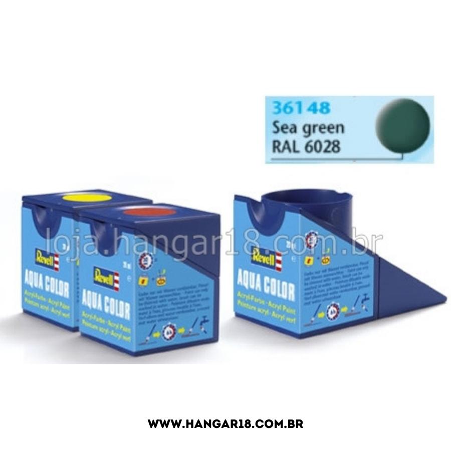 TINTA REVELL ACRILICA 36148 VERDE MAR FOSCO 14ML