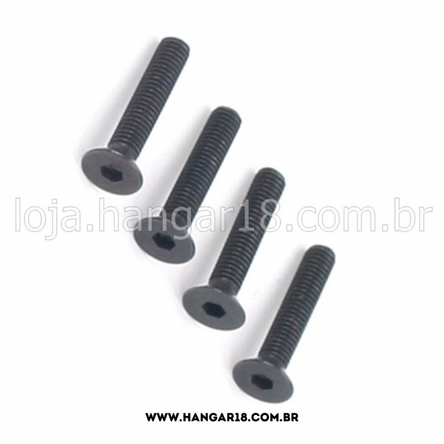 PARAFUSO ALLEN CABEÇA CHATA 3x16mm (4) DUBRO